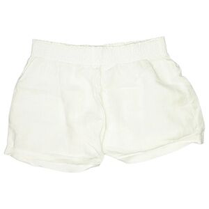 Reformation 100% Linen High Rise White Cuffed Bloomer Short Size XL